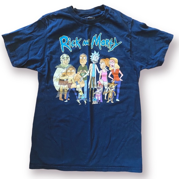 Ripple Junction Rick & Morty Character Graphic T-Shirt - Picture 2 of 5